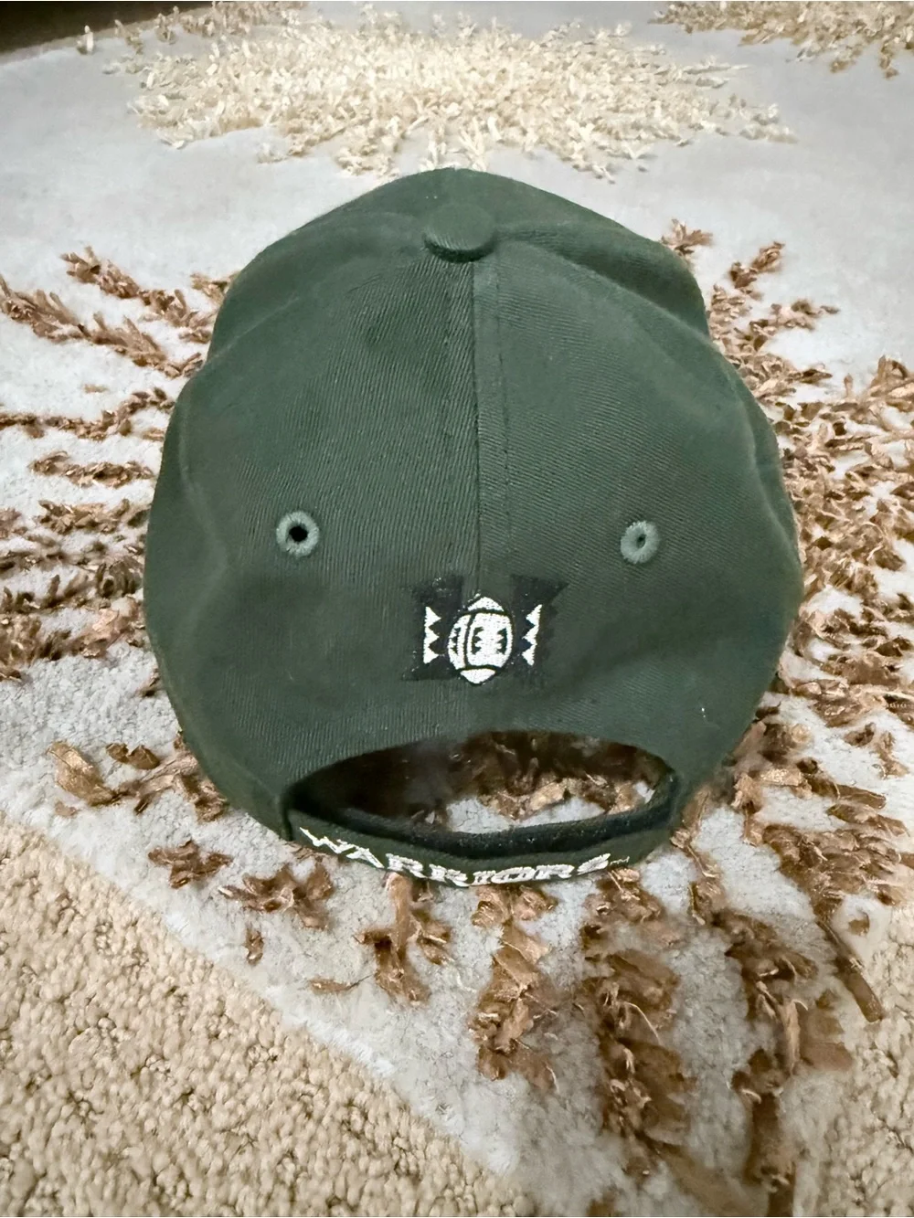NWT Hawaii Rainbow Warriors Island Green NCAA Velcro Adjustable Strap Hat